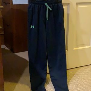 Boys Under Armour Blue Sweatpants Sz XL